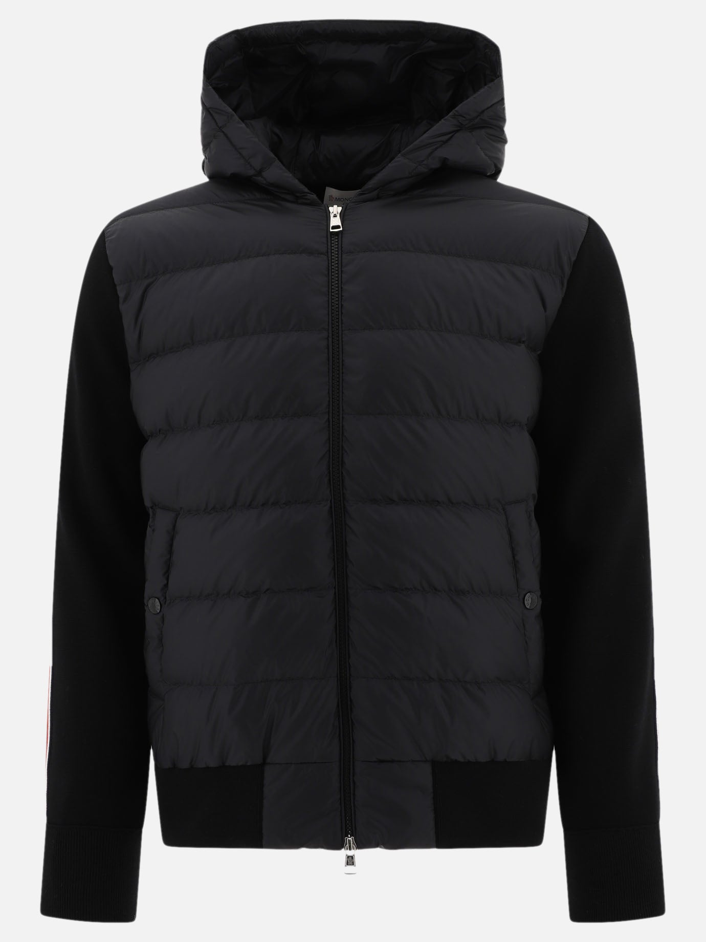 Down jackets Solid colour  Black - Moncler Men | PDP | VIETTI Online Store | Zoom-Modal
