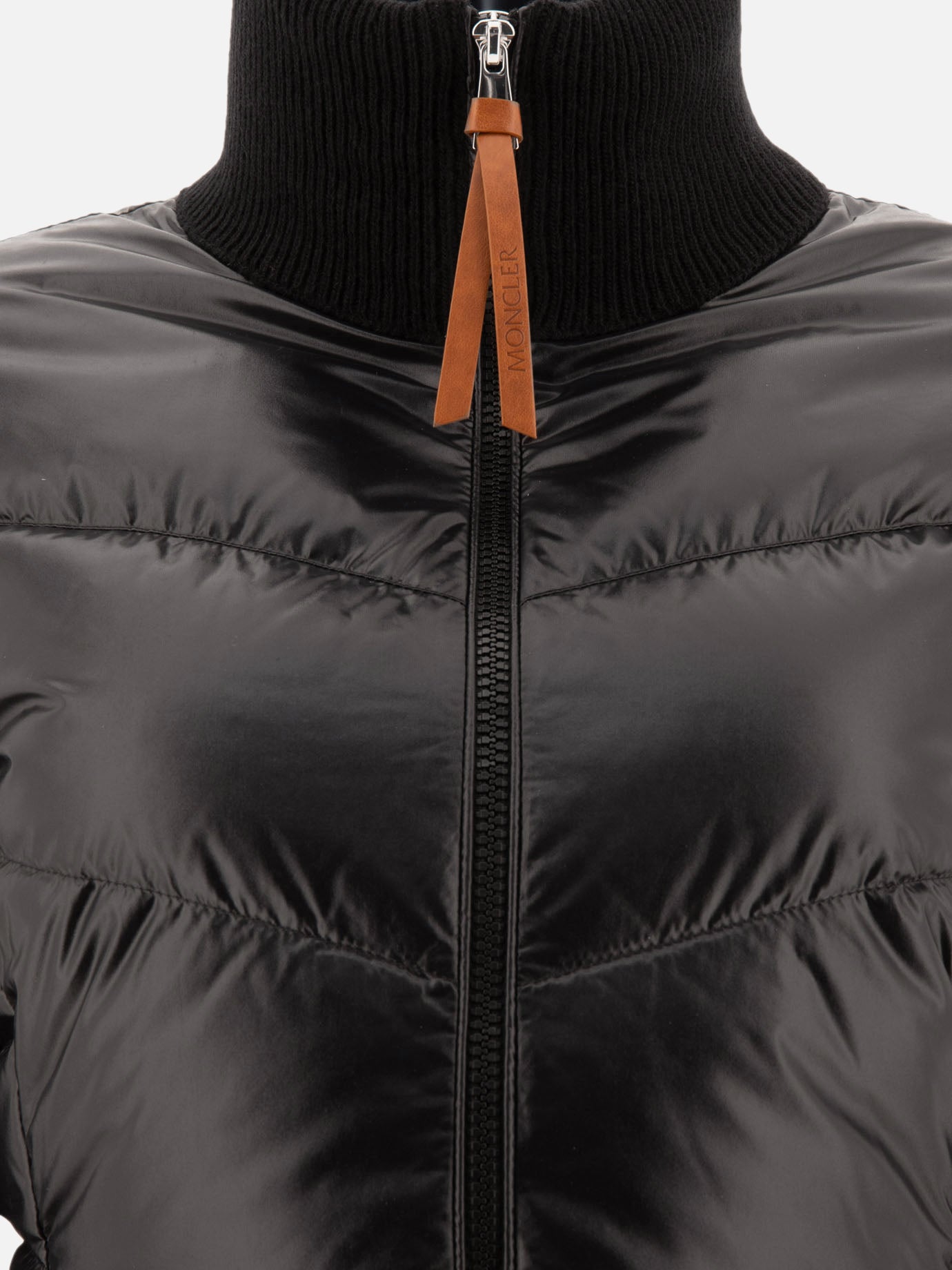 Moncler Tricot down jacket Black