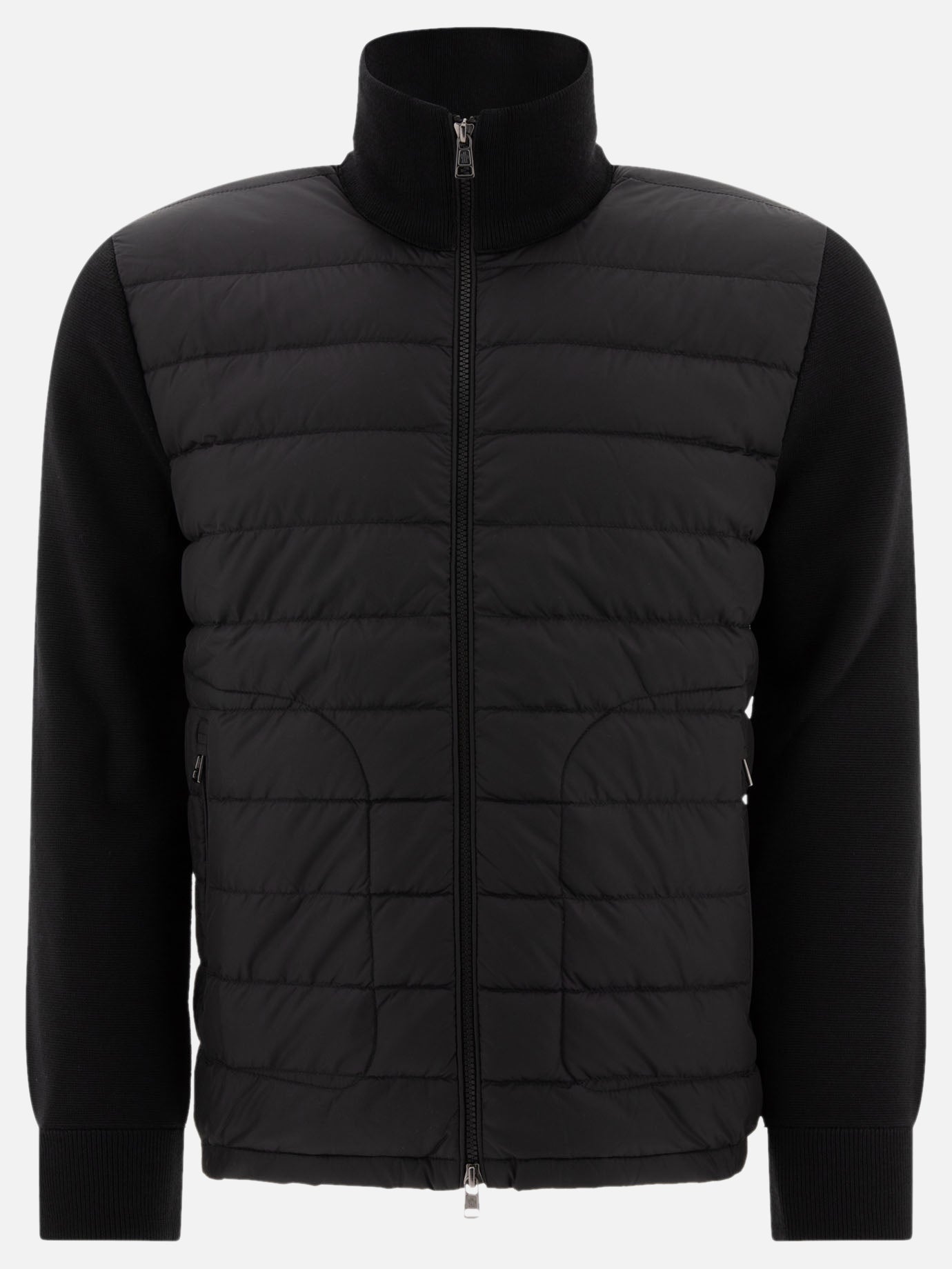 Down jackets Solid colour  Black - Moncler Men | PDP | VIETTI Online Store | Zoom-Modal
