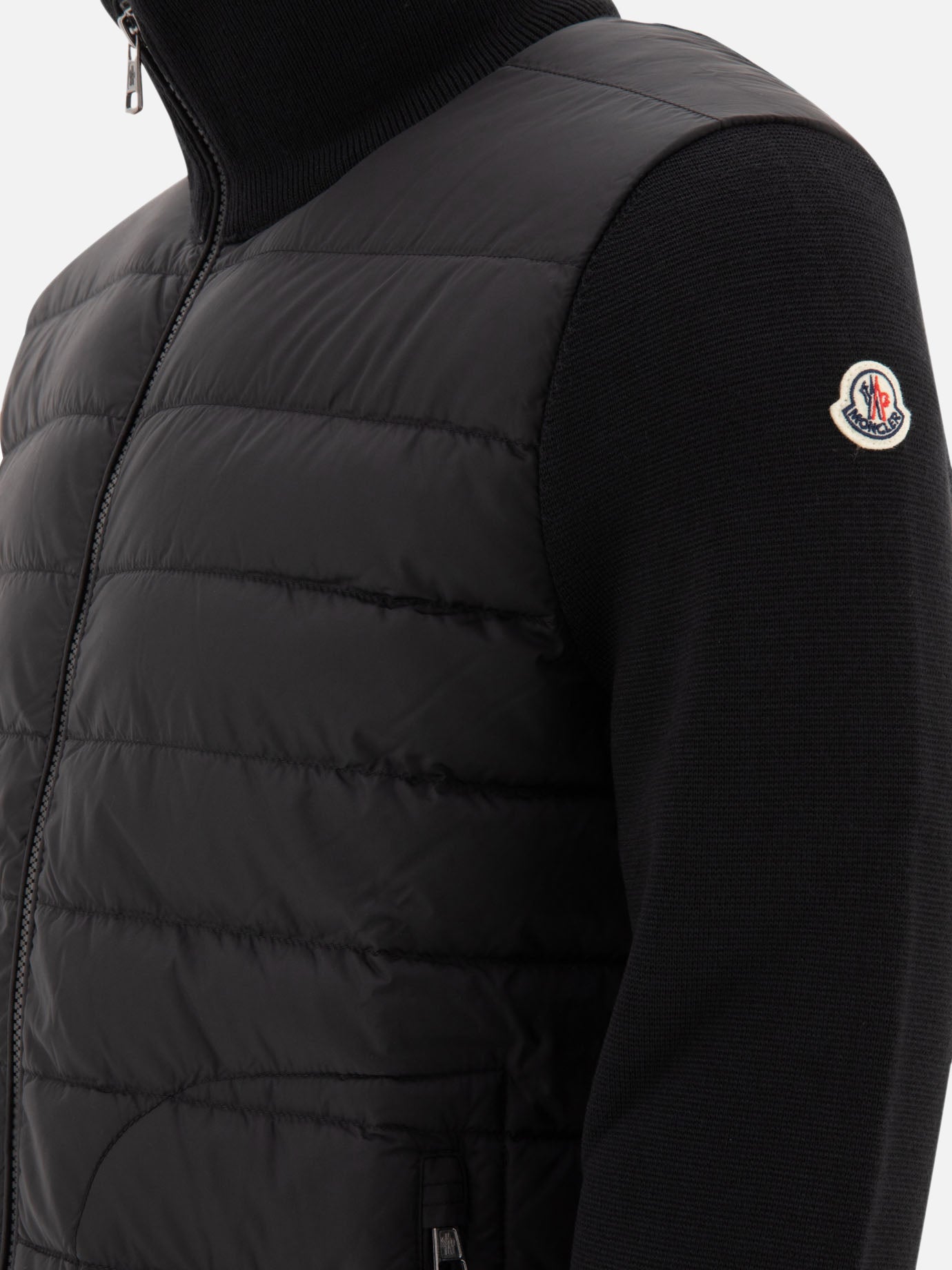 Down jackets Solid colour  Black - Moncler Men | PDP | VIETTI Online Store | Zoom-Modal_4
