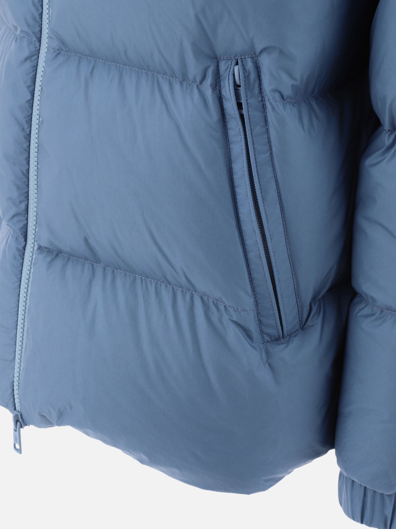 Down jackets Solid colour  Light blue - Moncler Men | PDP | VIETTI Online Store | thumbnail_4