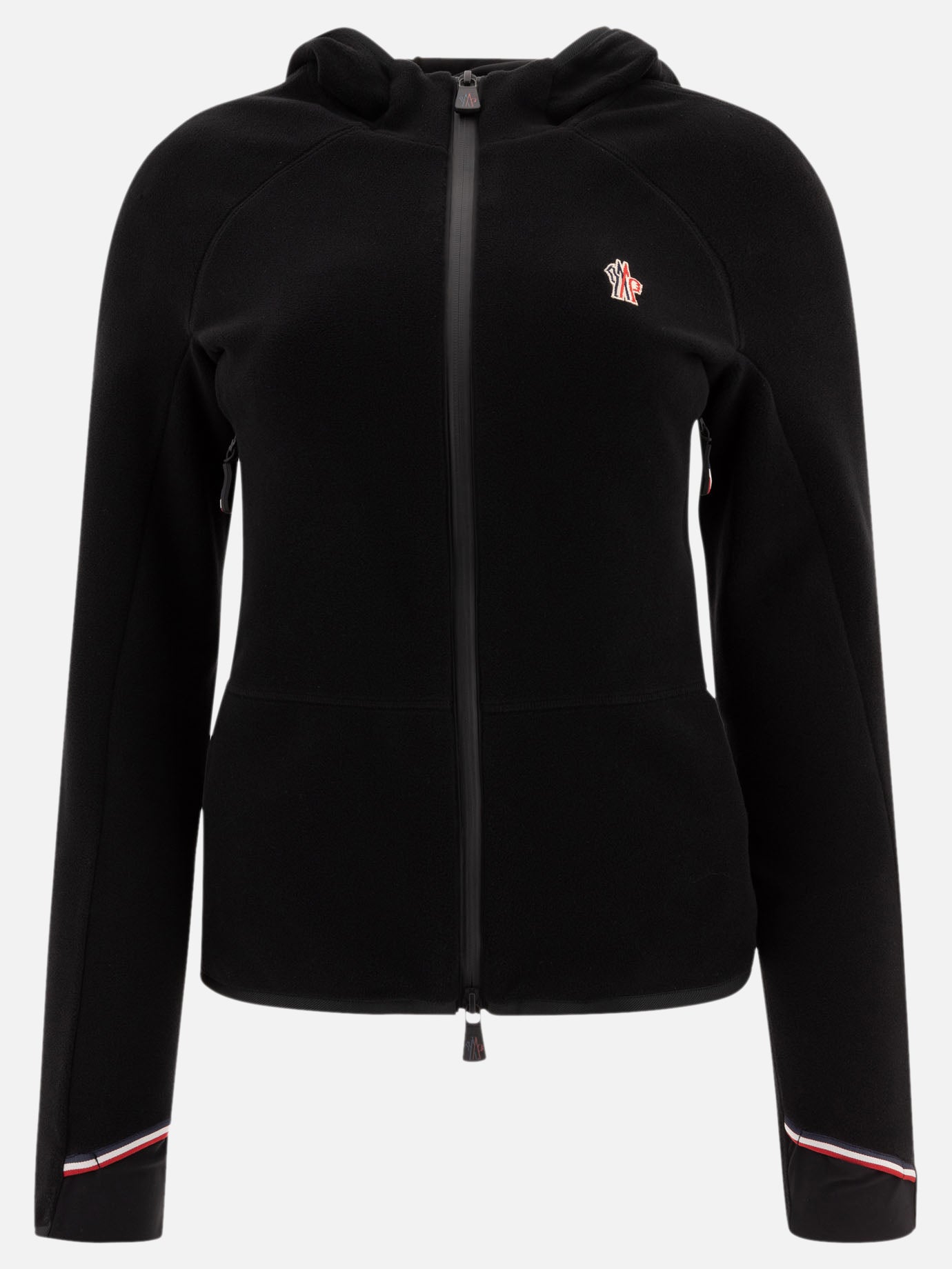 Fleece jackets Solid colour  Black - Moncler Grenoble Women | PDP | VIETTI Online Store | thumbnail