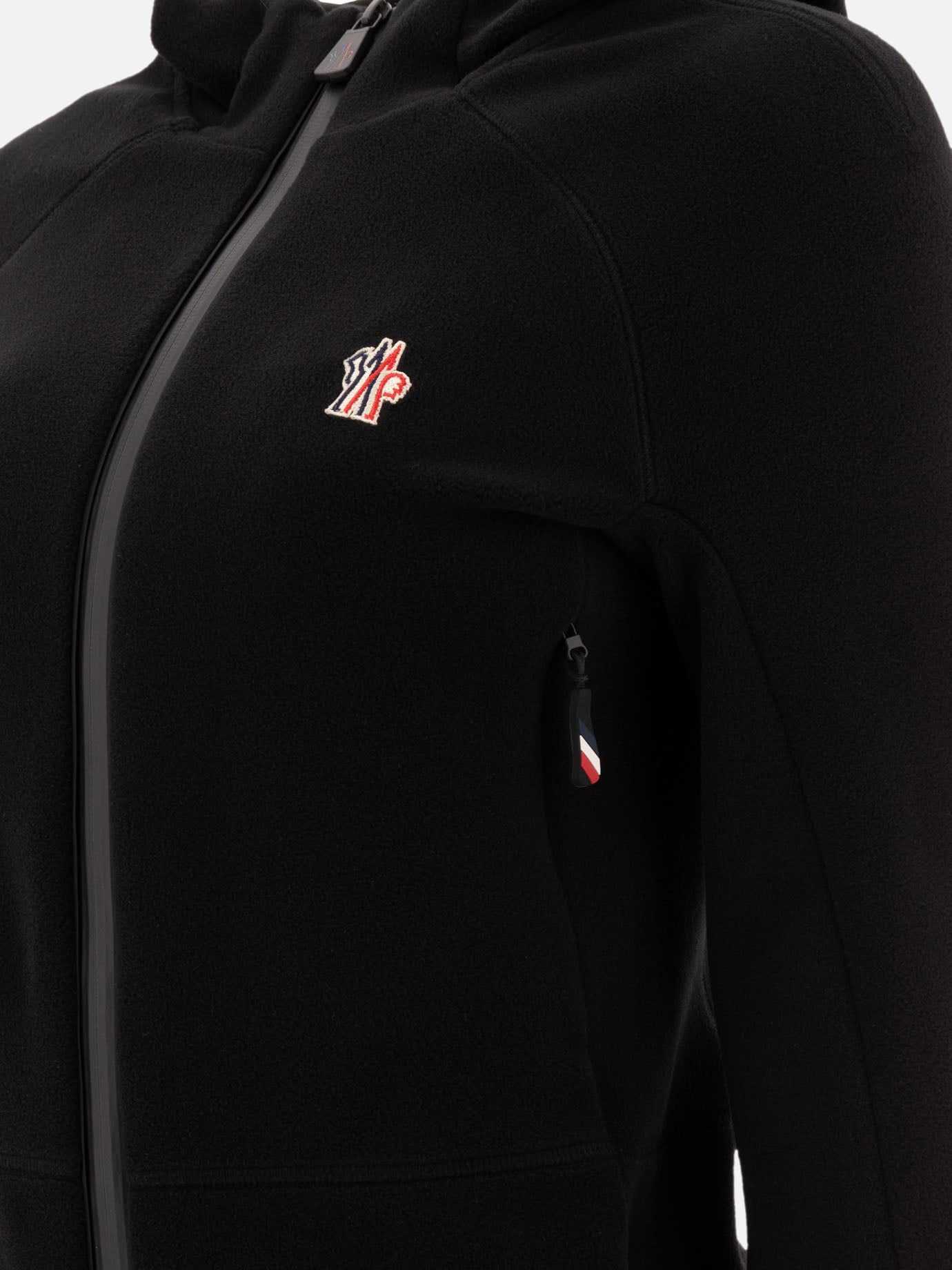Fleece jackets Solid colour  Black - Moncler Grenoble Women | PDP | VIETTI Online Store | Zoom-Modal_4
