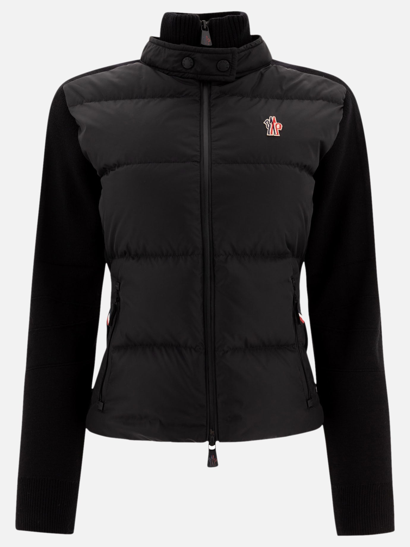 Down jackets Solid colour  Black - Moncler Grenoble Women | PDP | VIETTI Online Store | thumbnail