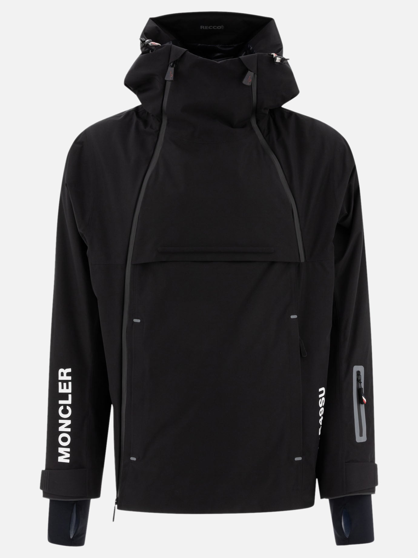 Technical jackets Solid colour  Black - Moncler Grenoble Men | PDP | VIETTI Online Store | Zoom-Modal

