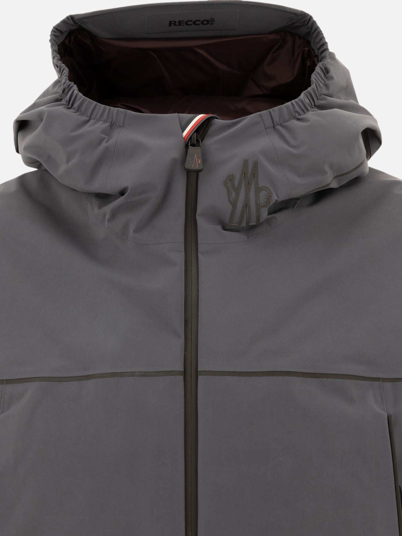 Technical jackets Solid colour  Grey - Moncler Grenoble Men | PDP | VIETTI Online Store | thumbnail_3