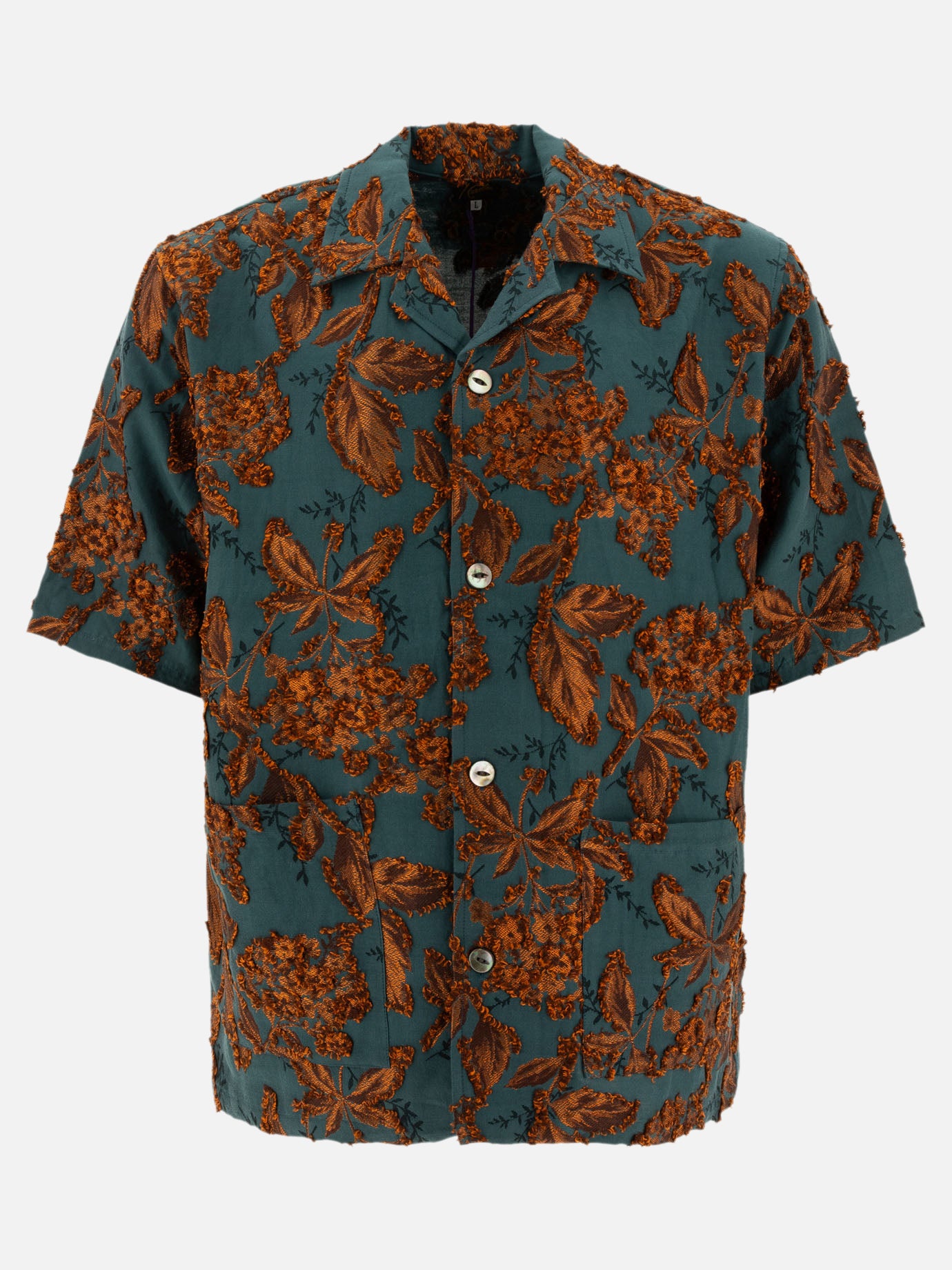 Needles "Cabana" shirt Green