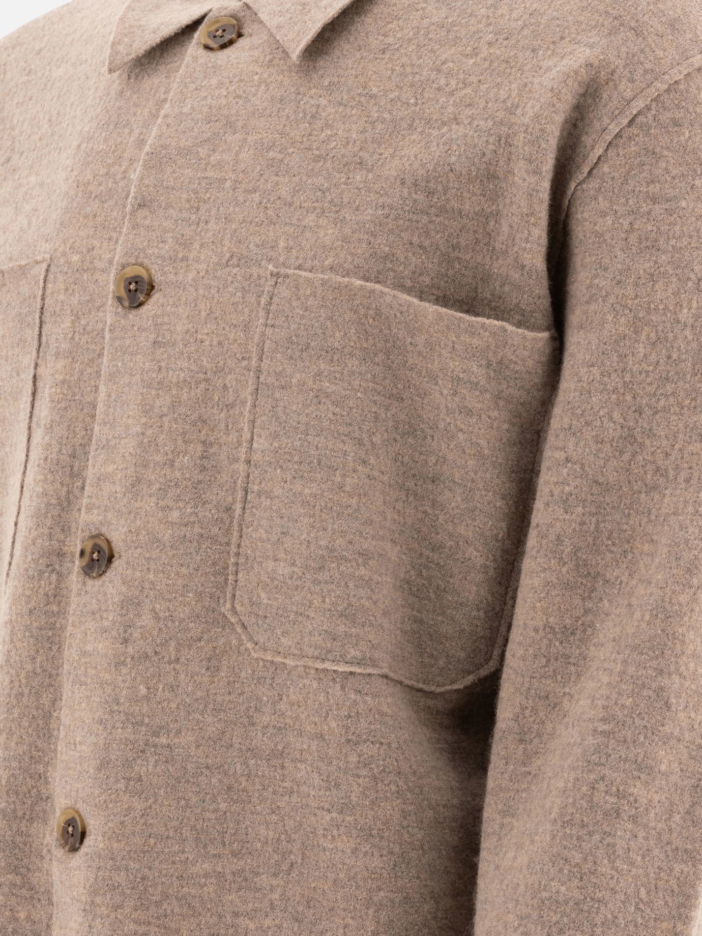 Overshirt jackets Solid colour  Beige - NN.07 Men | PDP | VIETTI Online Store | Zoom-Modal_4
