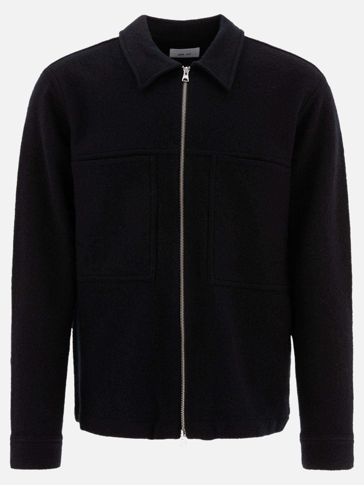 Overshirt jackets Solid colour  Black - NN.07 Men | PDP | VIETTI Online Store | thumbnail