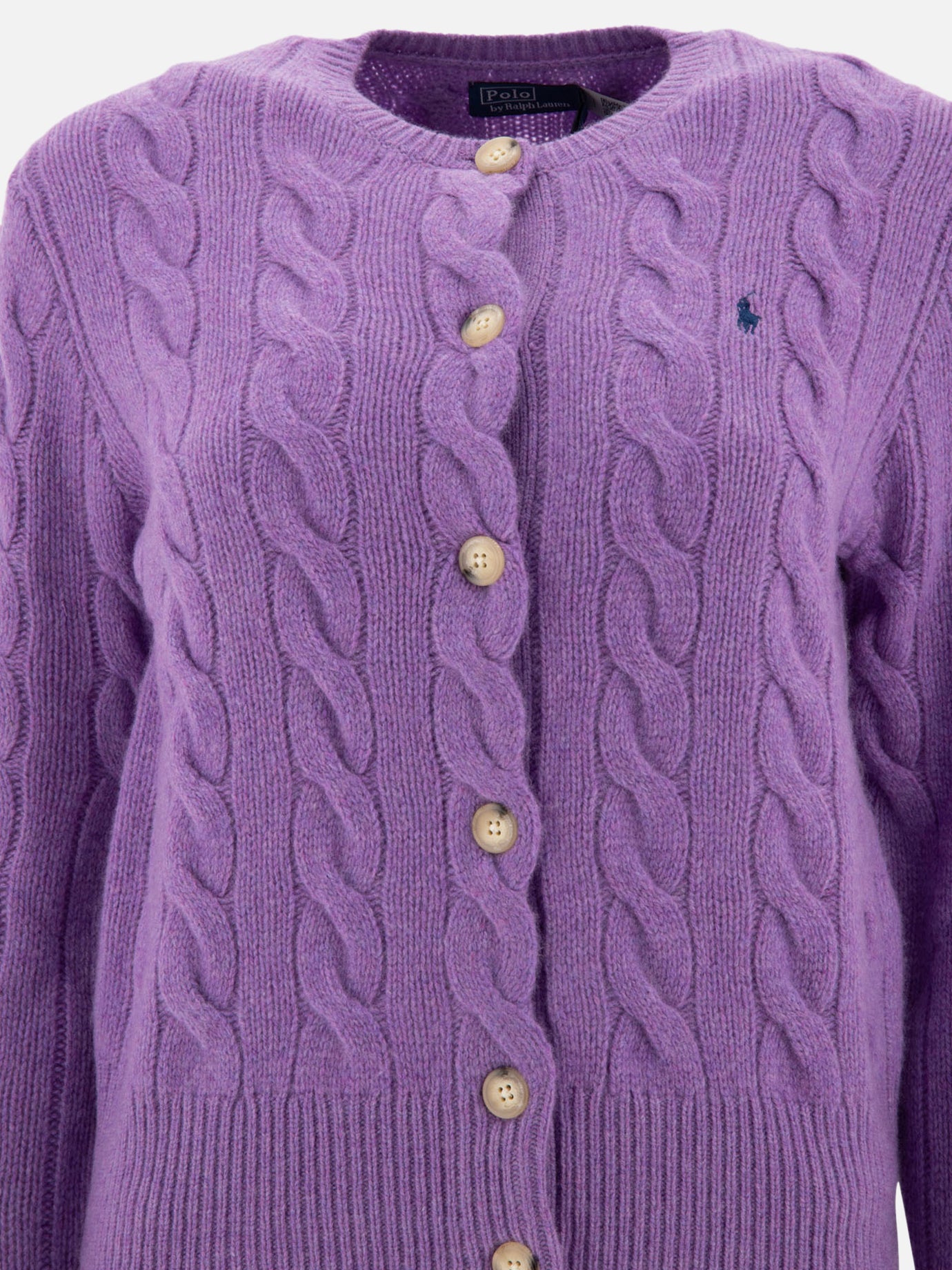 Cardigans Solid colour  Purple - Polo Ralph Lauren Women | PDP | VIETTI Online Store | thumbnail_3