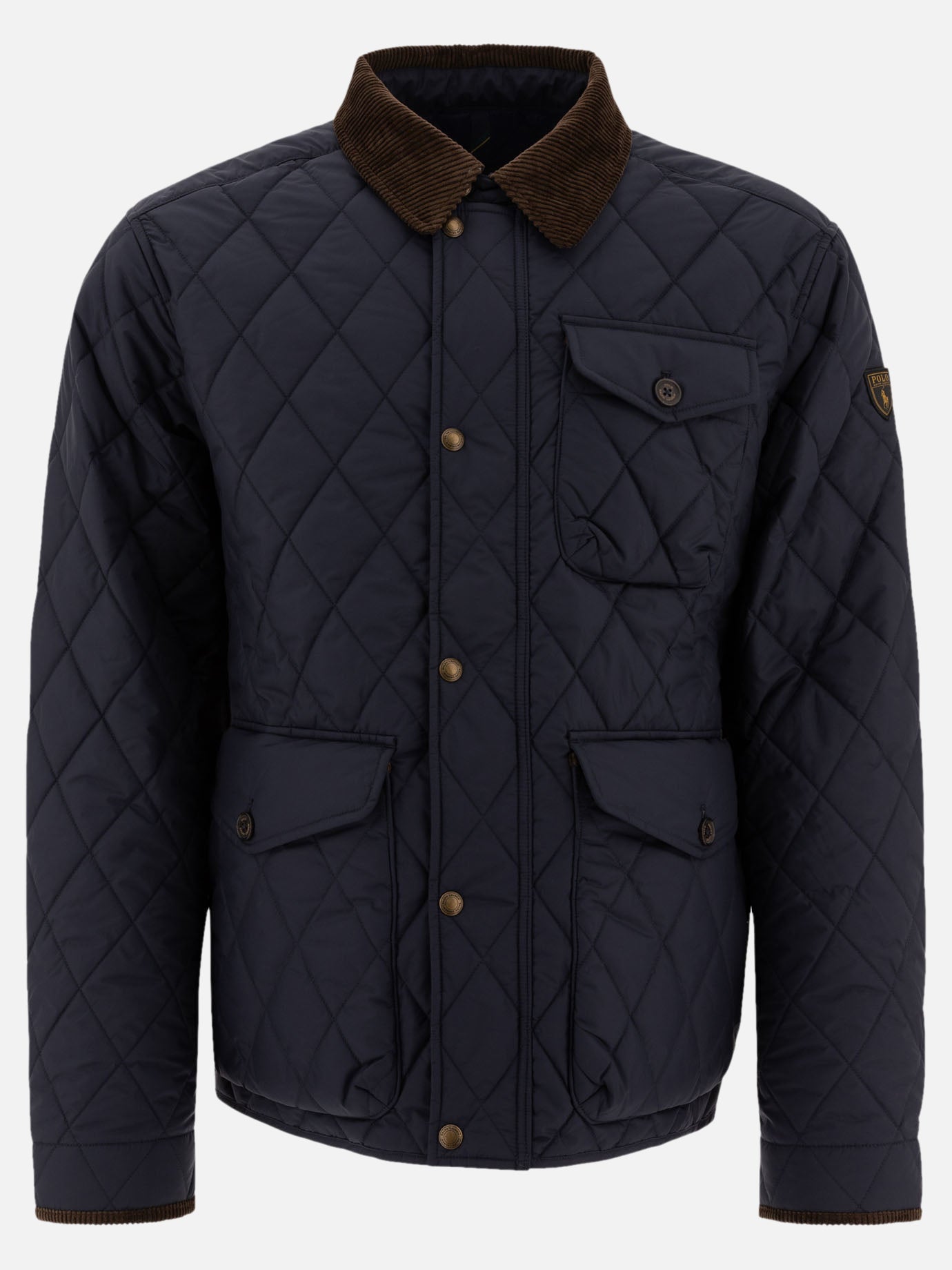 Quilted & Utility Jackets Solid colour  Blue - Polo Ralph Lauren Men | PDP | VIETTI Online Store | Zoom-Modal
