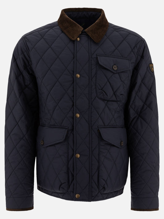 Quilted & Utility Jackets Solid colour  Blue - Polo Ralph Lauren Men | PLP | VIETTI Online Store 
