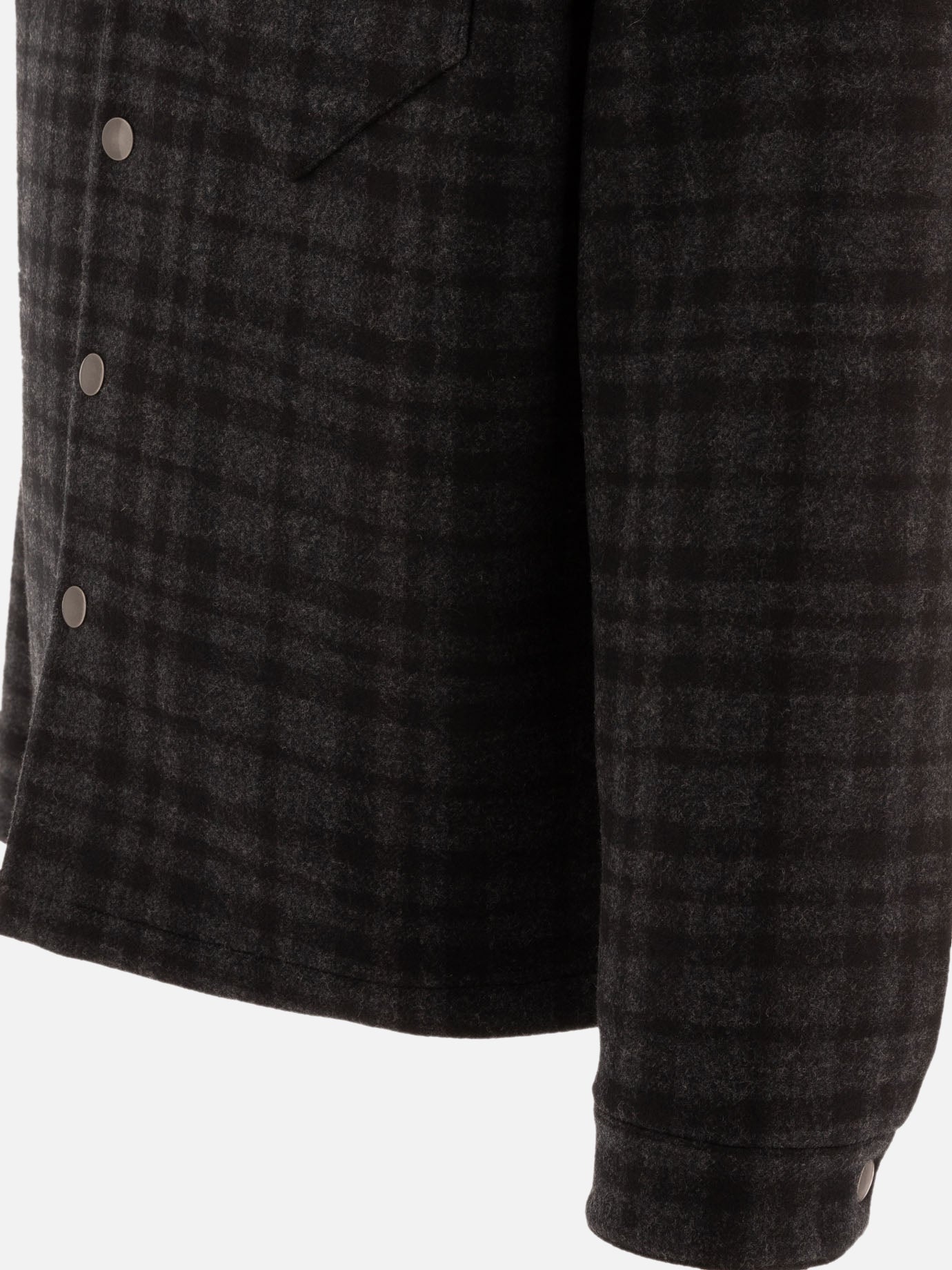 Quilted & Utility Jackets Check  Grey - Prada Men | PDP | VIETTI Online Store | thumbnail_4