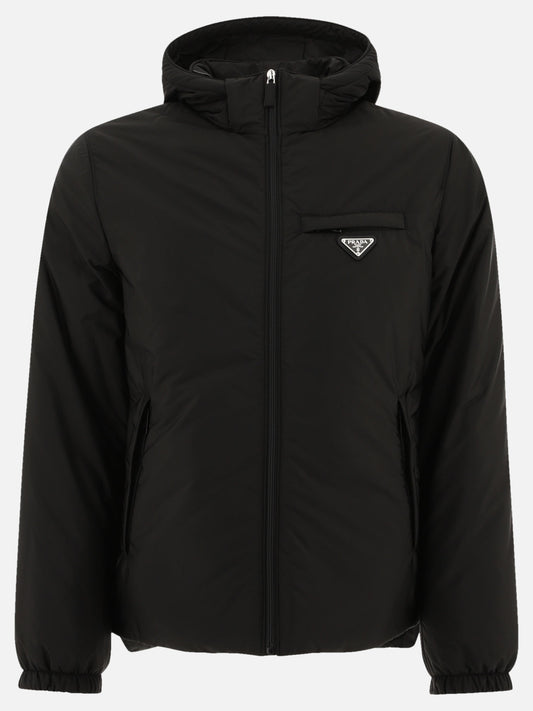 Down jackets Solid colour  Black - Prada Men | PLP | VIETTI Online Store 
