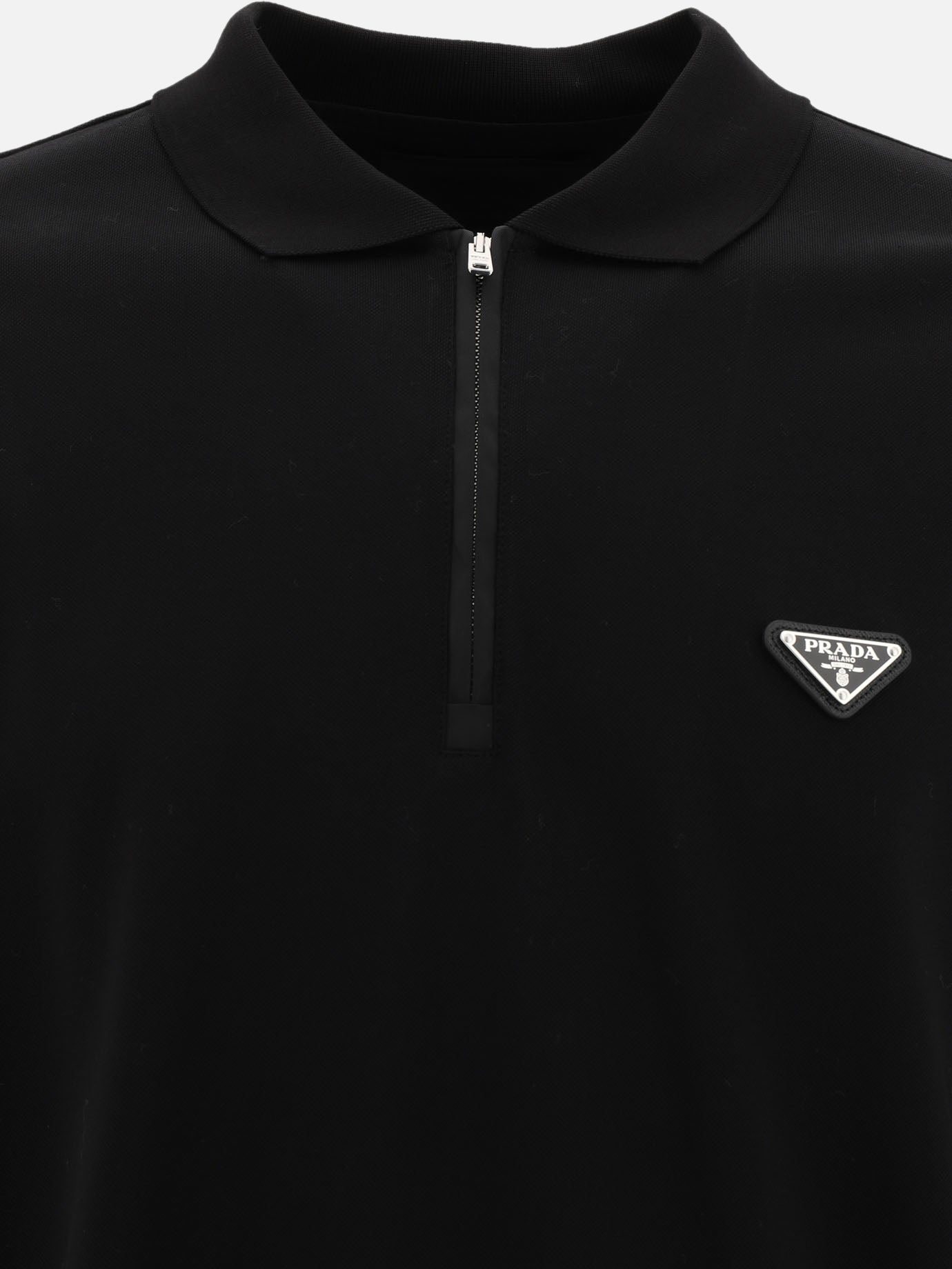 Polo with triangle logo