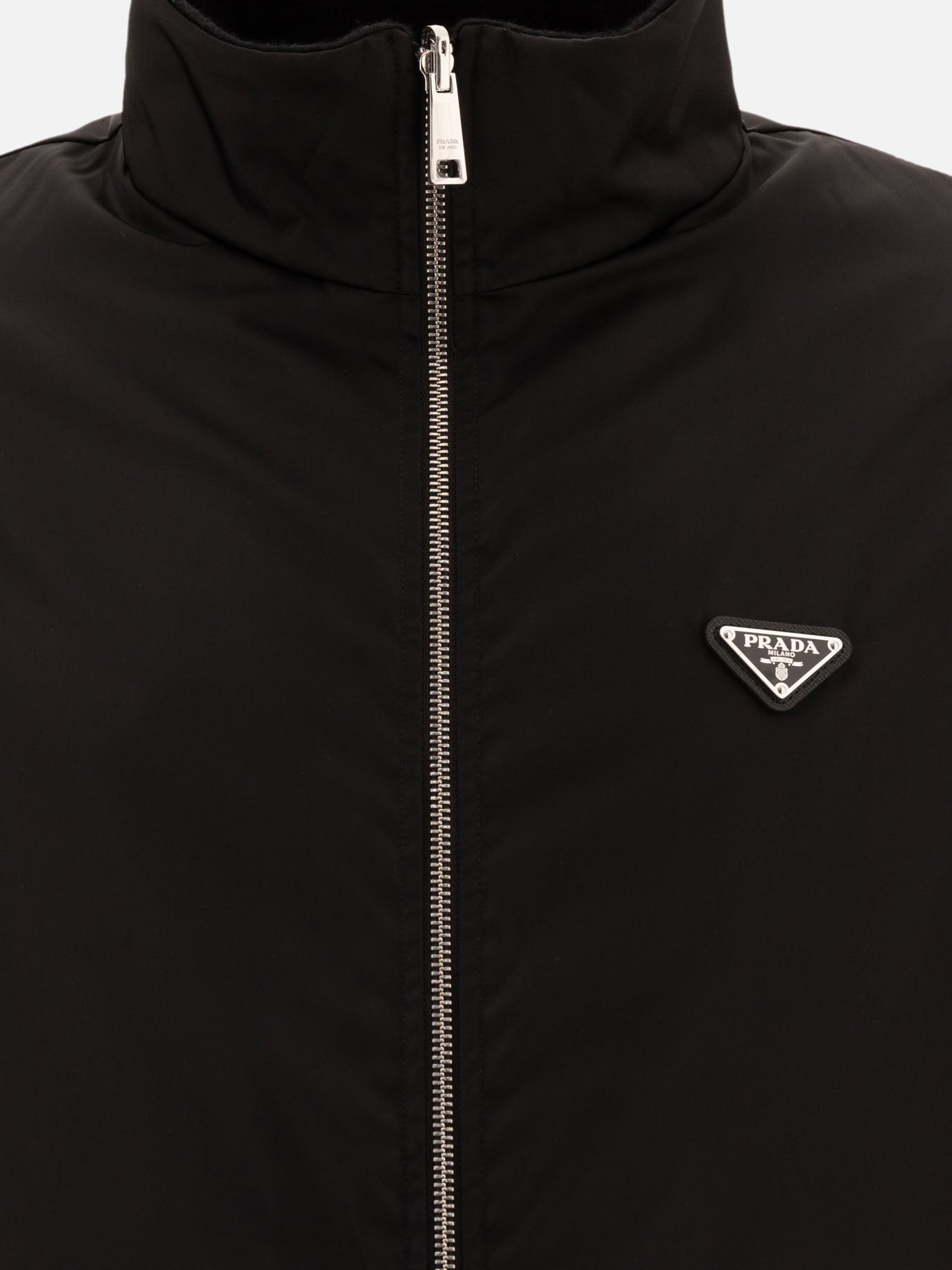 Quilted & Utility Jackets Solid colour  Black - Prada Men | PDP | VIETTI Online Store | Zoom-Modal_6
