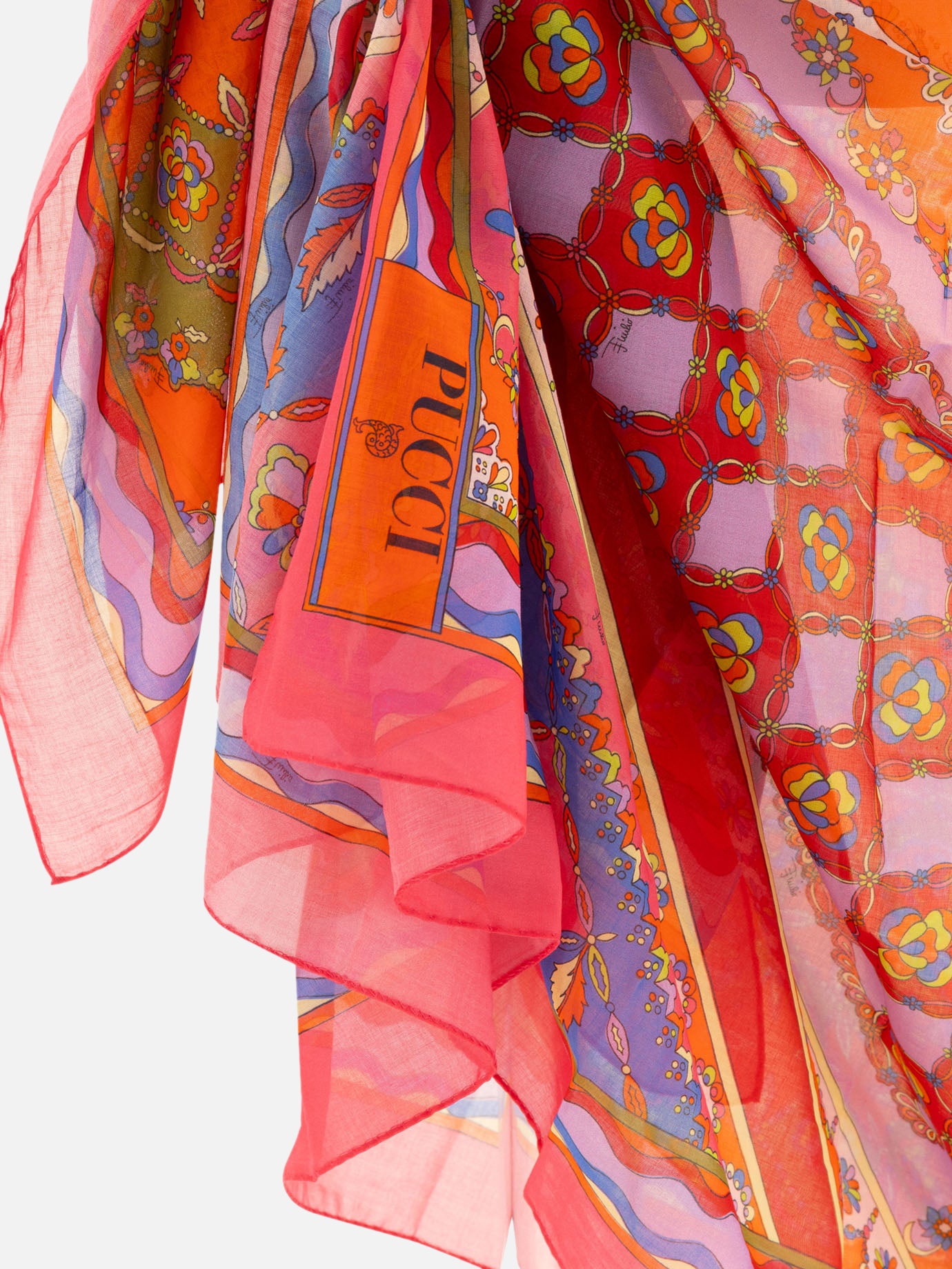 Pucci Festa-print pareo Fuchsia