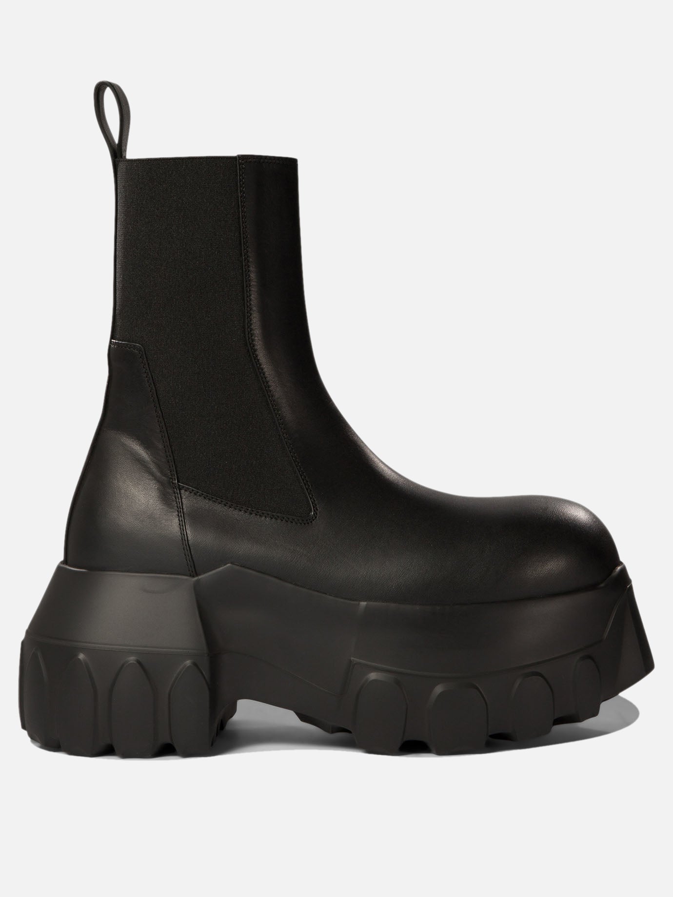 Rick Owens "Beatle Mega Tractor" ankle boots Black