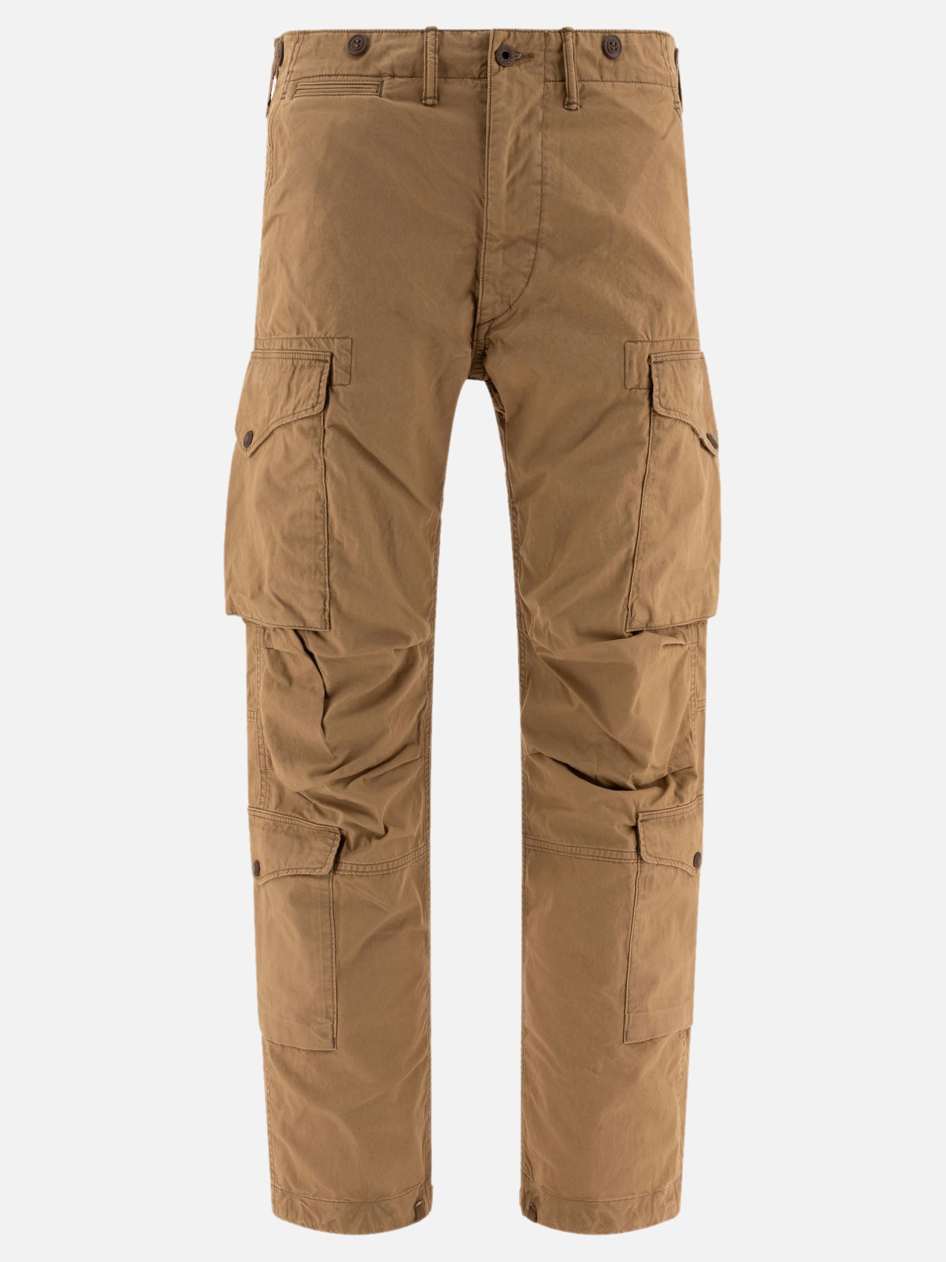 Cargo & parachute trousers Solid colour  Beige - RRL by Ralph Lauren Men | PDP | VIETTI Online Store | thumbnail