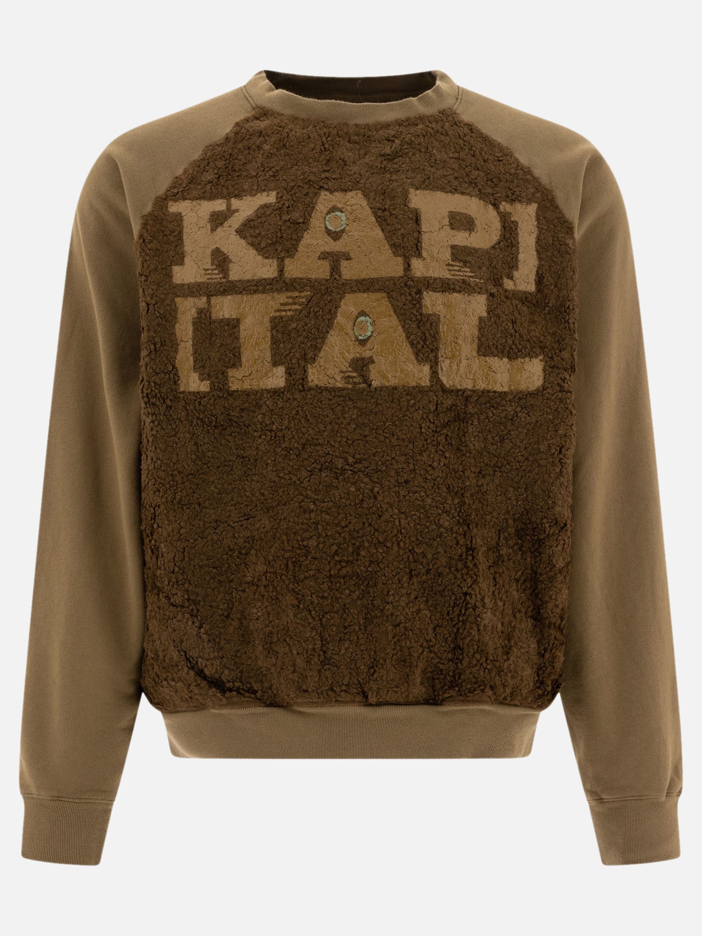 KAPITAL &quot;Speakeasy Fur Grizzly&quot; sweatshirt 19136743_3 Green thumbnail_1