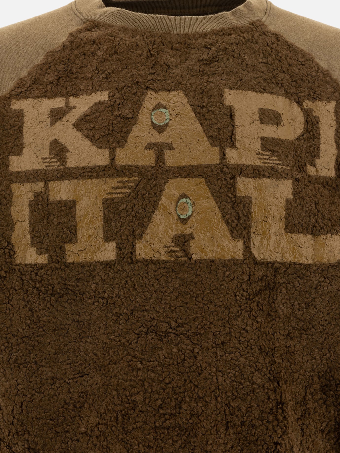 KAPITAL &quot;Speakeasy Fur Grizzly&quot; sweatshirt 19136743_3 Green thumbnail_3