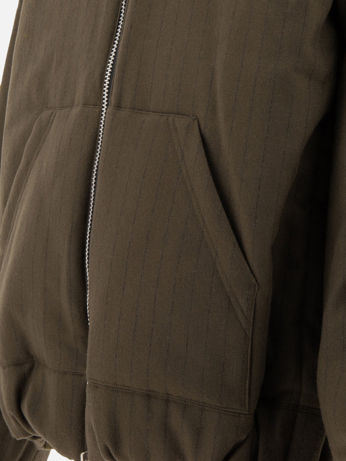 Quilted & Utility Jackets Pinstriped  Brown - Sacai Men | PDP | VIETTI Online Store | thumbnail_4