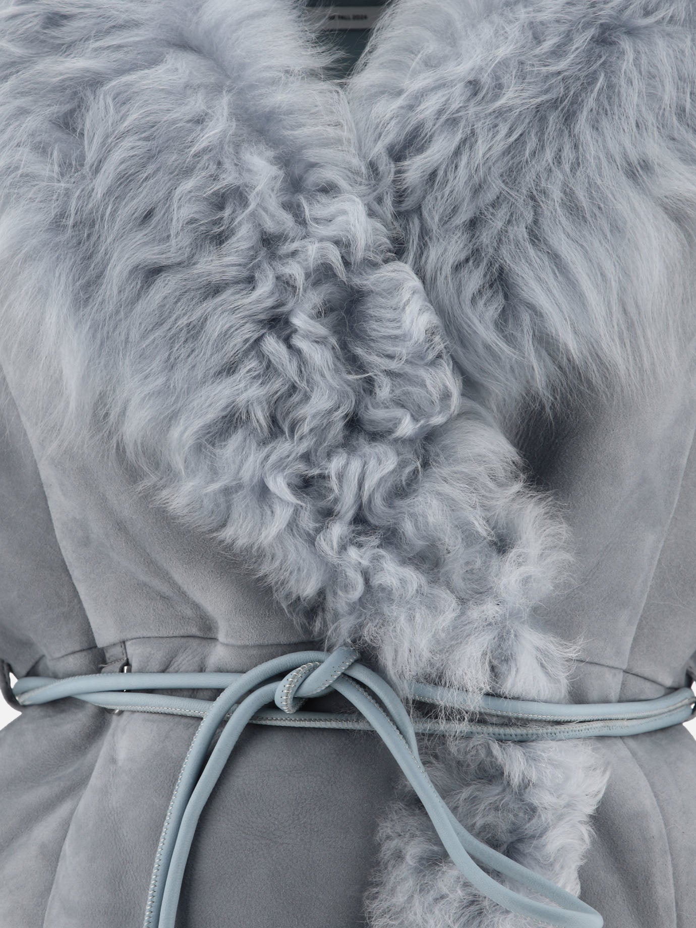 Leather jackets Solid colour  Light blue - Saks Potts Women | PDP | VIETTI Online Store | Zoom-Modal_3
