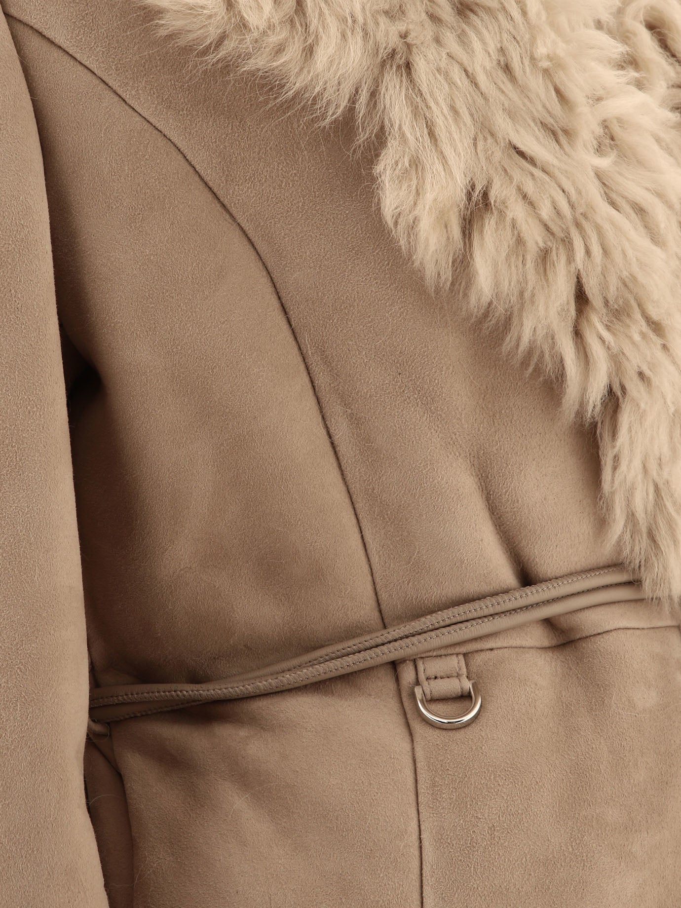 Leather jackets Solid colour  Beige - Saks Potts Women | PDP | VIETTI Online Store | thumbnail_4