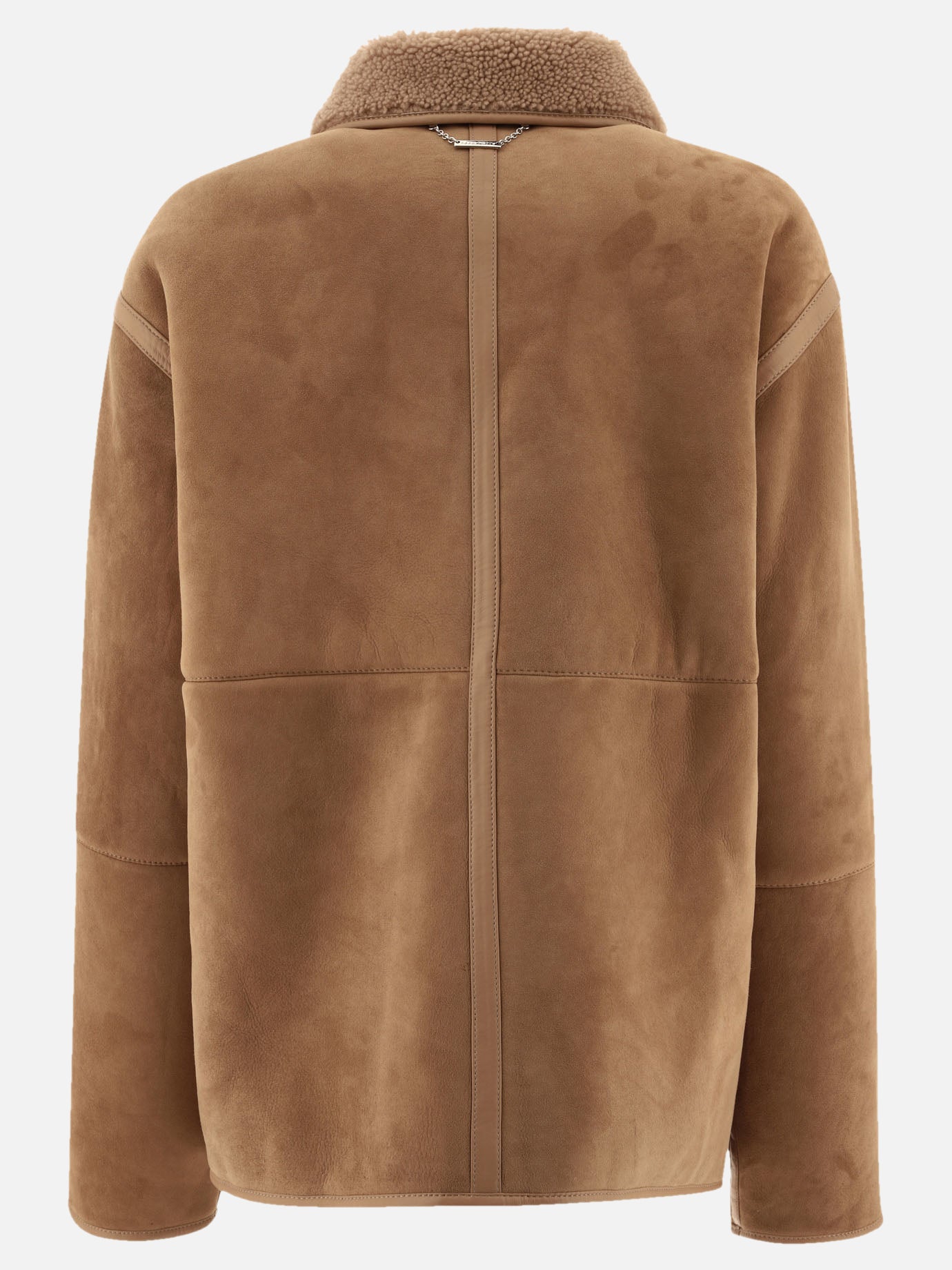 Shearling jackets Solid colour  Beige - Saks Potts Women | PDP | VIETTI Online Store | Zoom-Modal_5
