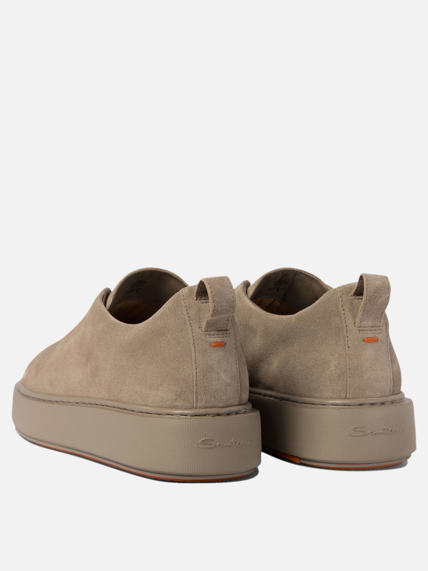 "Victory" suede slip-ons