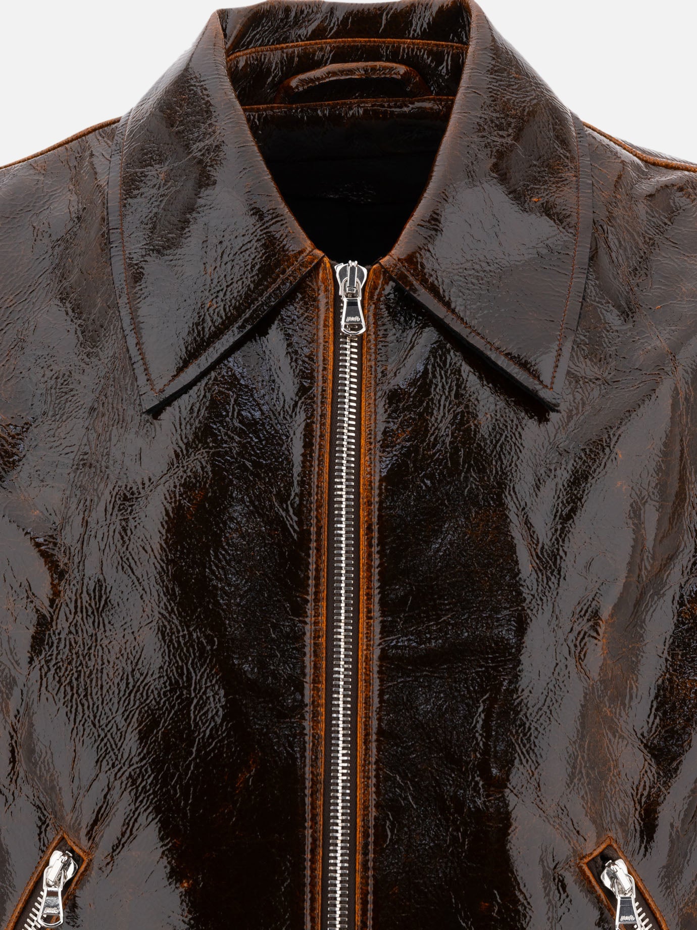 Quilted & Utility Jackets Solid colour  Brown - Séfr Men | PDP | VIETTI Online Store | thumbnail_3