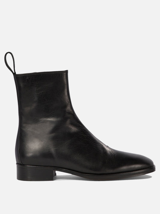 "West" ankle boots