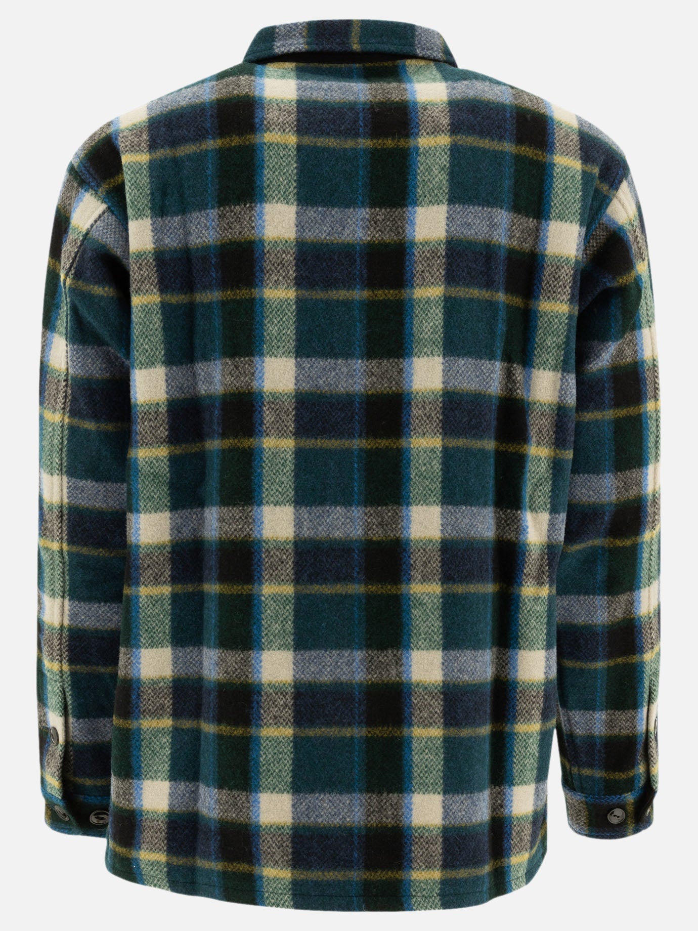 "Smokey" melton wool shirt