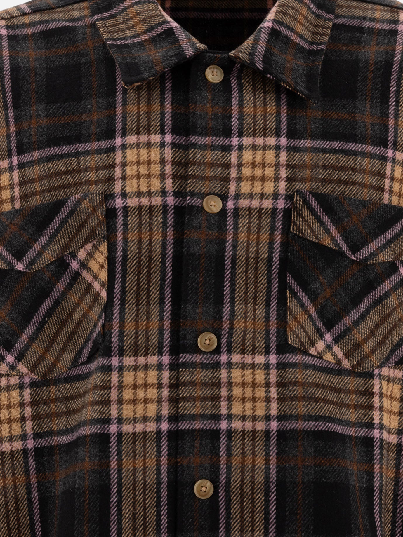 "Check" overshirt