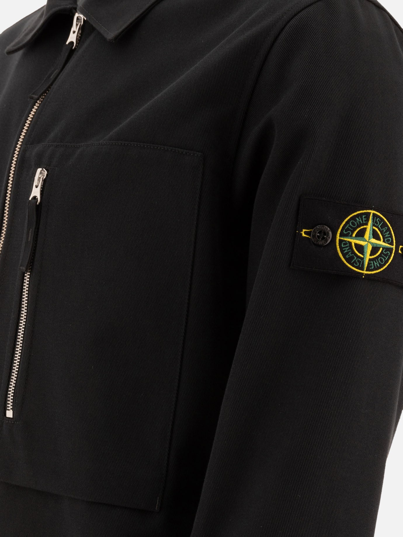 Stone Island "Compass" overshirt Black