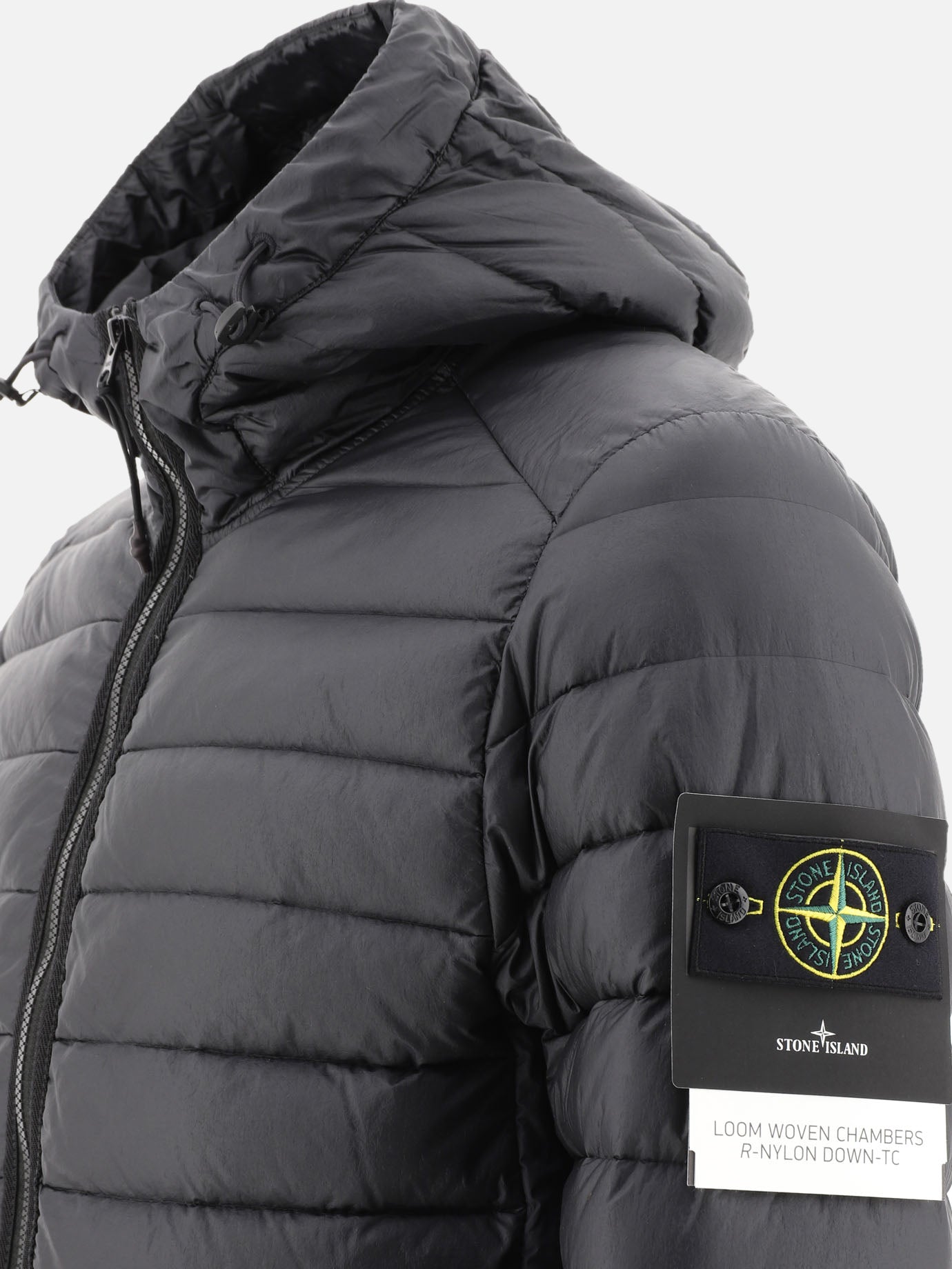 Down jackets Solid colour  Black - Stone Island Men | PDP | VIETTI Online Store | thumbnail_4