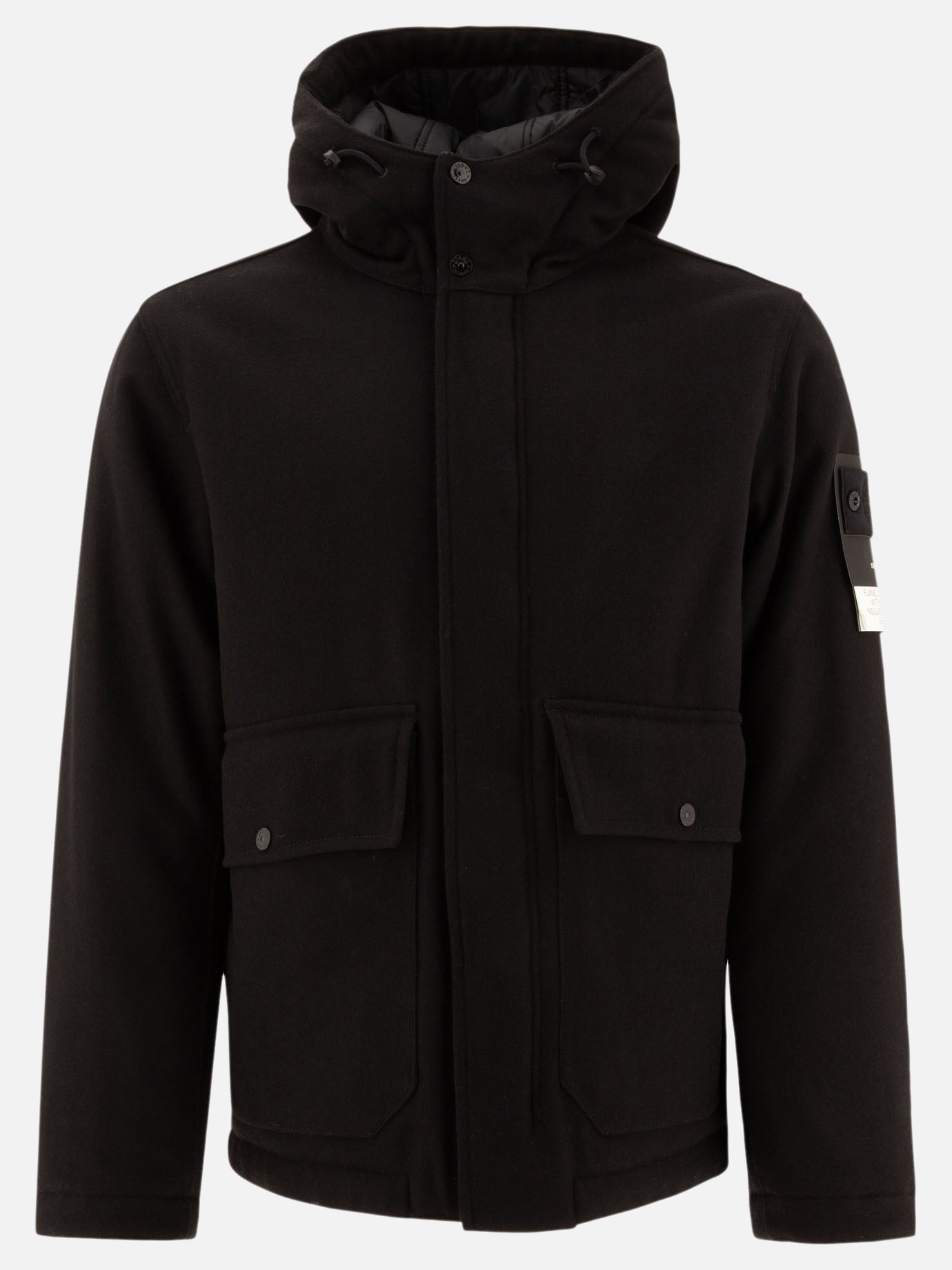 Technical jackets Solid colour  Black - Stone Island Men | PDP | VIETTI Online Store | Zoom-Modal
