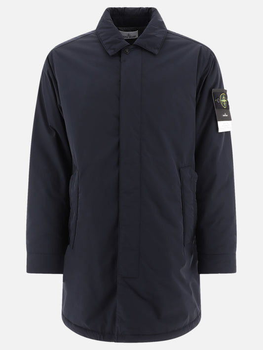 Parkas Solid colour  Blue - Stone Island Men | PLP | VIETTI Online Store 
