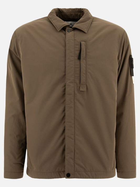 Quilted & Utility Jackets Solid colour  Brown - Stone Island Men | PLP | VIETTI Online Store 
