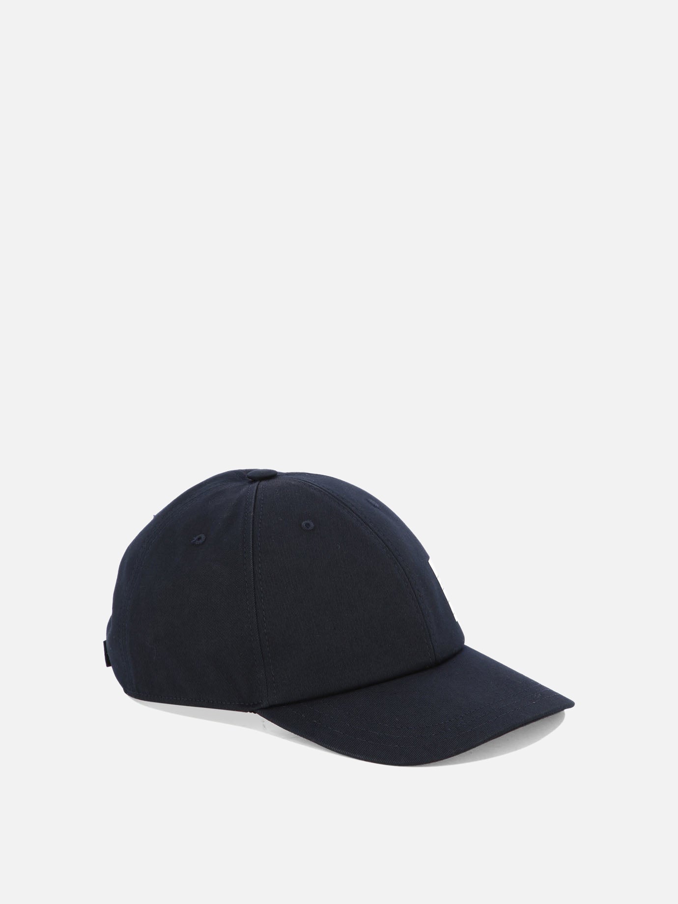 Baseball cap with logo patch