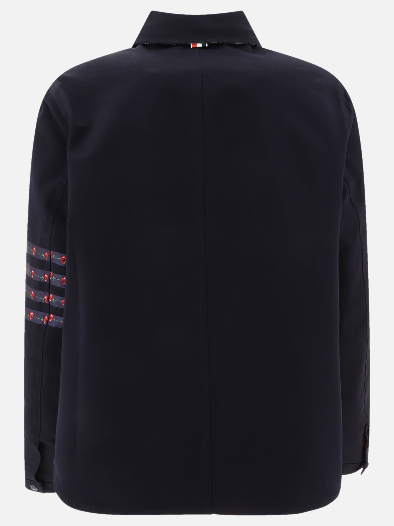 Overshirt jackets Solid colour  Blue - Thom Browne Men | PDP | VIETTI Online Store | Zoom-Modal_2
