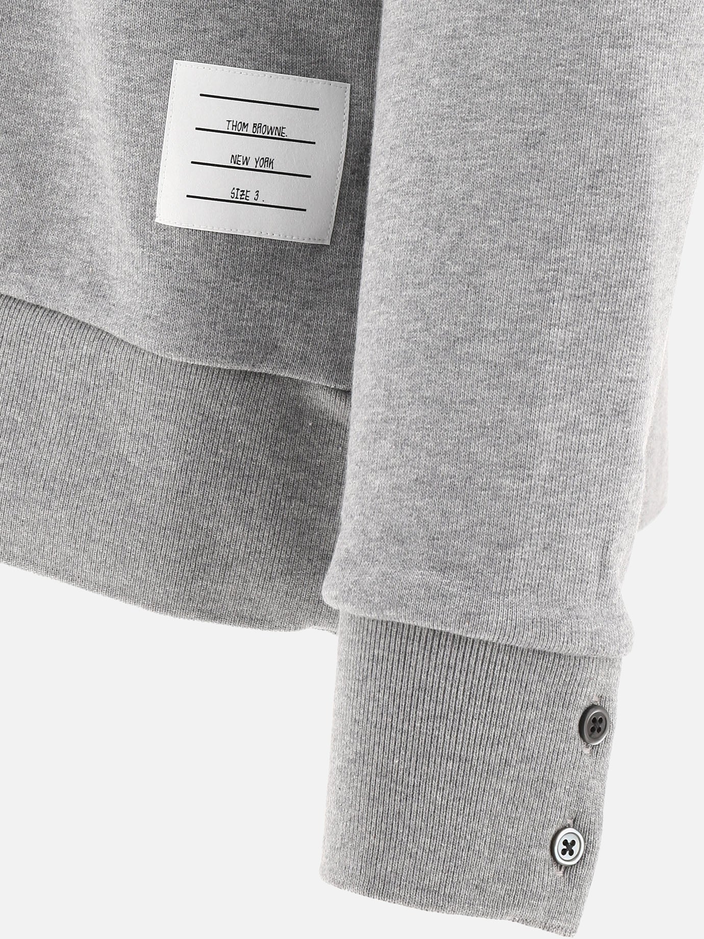 Thom Browne "Loopback" sweatshirt Grey