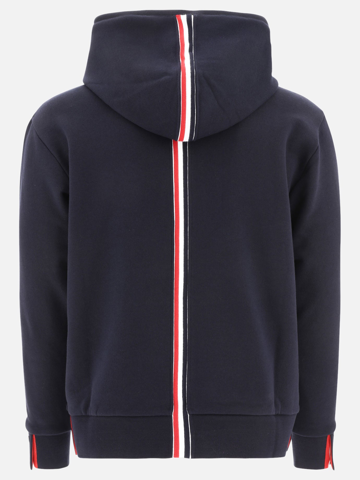 Thom Browne "Loopback" hoodie Blue