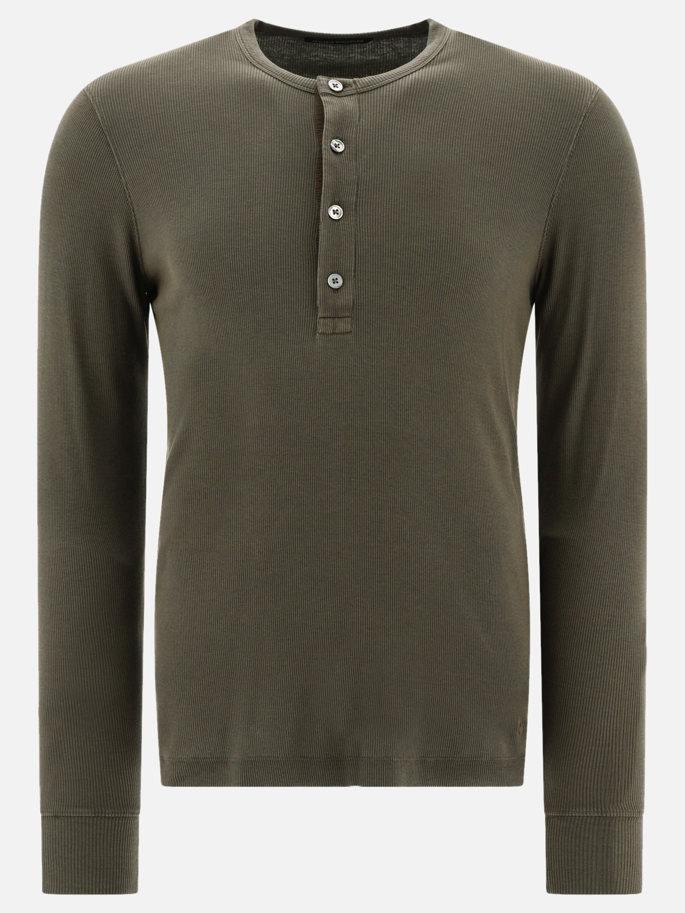 Lyocell buttoned t-shirt