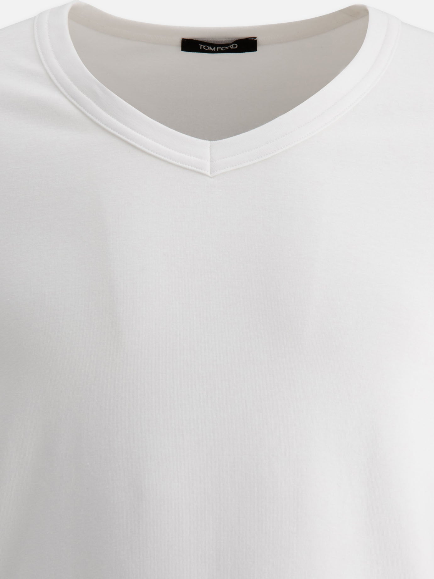 Tom Ford Slim-fit stretch cotton-jersey t-shirt White