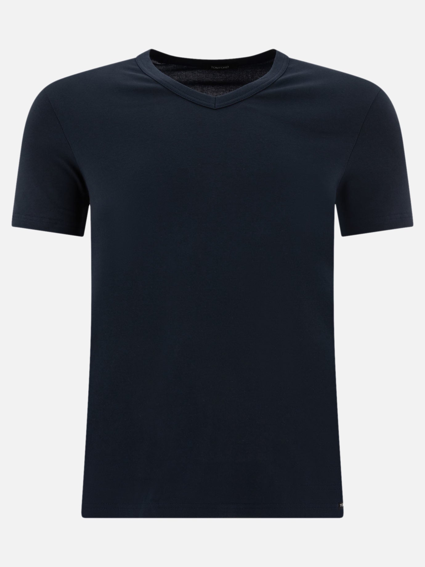 Tom Ford Slim-fit stretch cotton-jersey t-shirt Blue