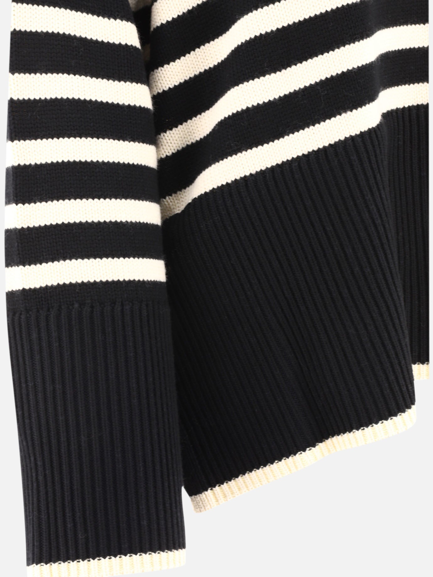 Toteme "Signature Stripe" turtleneck sweater Black