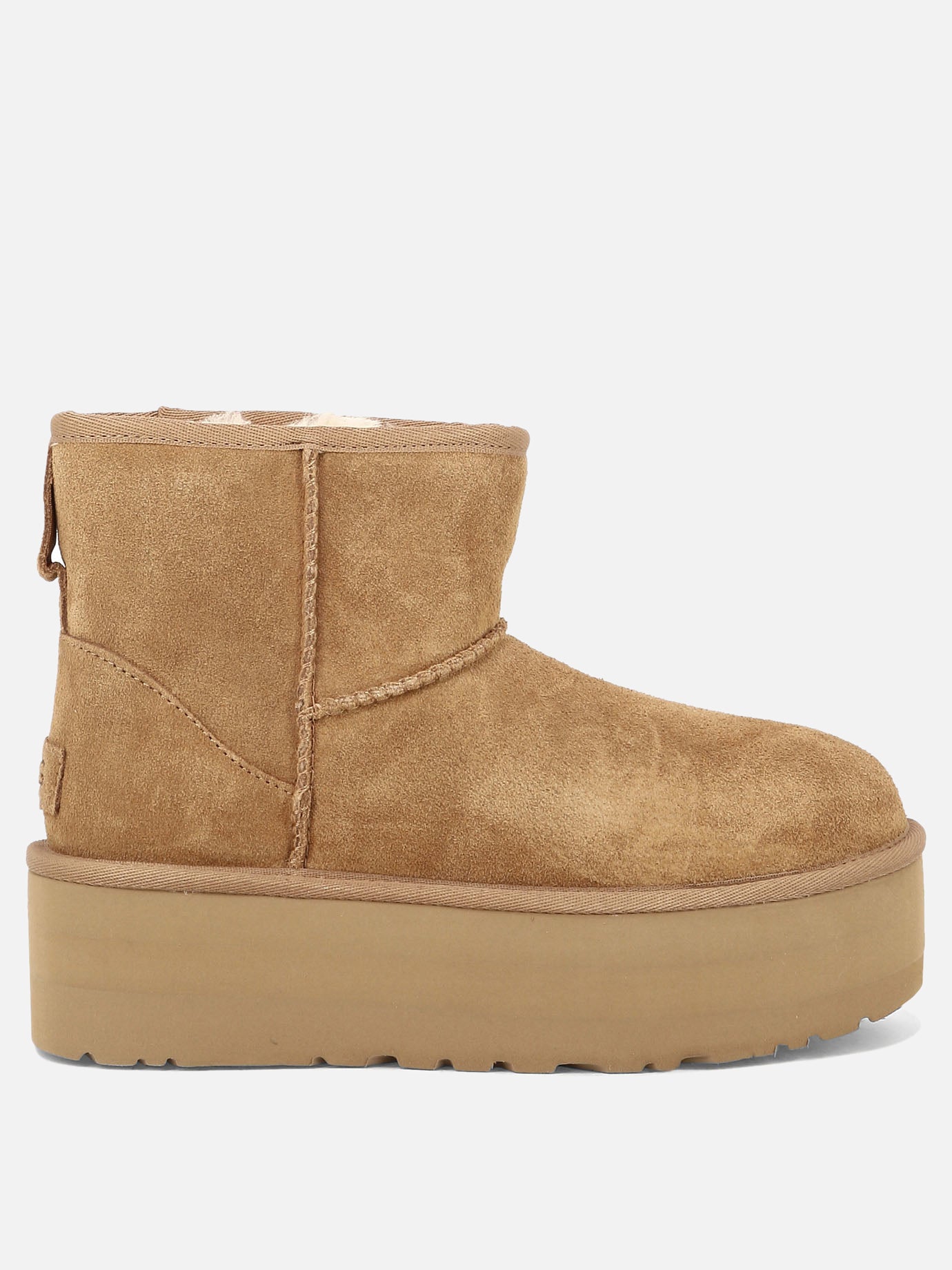 Pull-on boots 100% leather - 100% rubber  Beige - Ugg Women | PDP | VIETTI Online Store | thumbnail