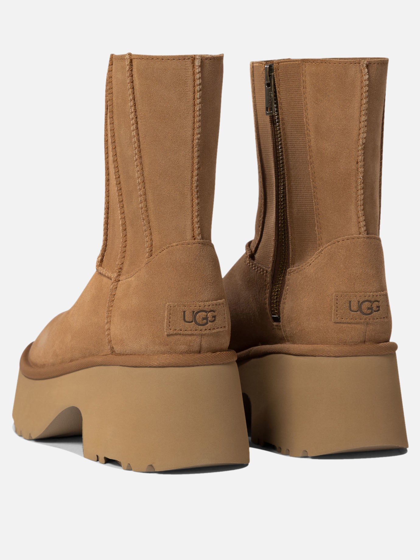 Ugg "Classic Twin Seam New Heights" ankle boots Beige