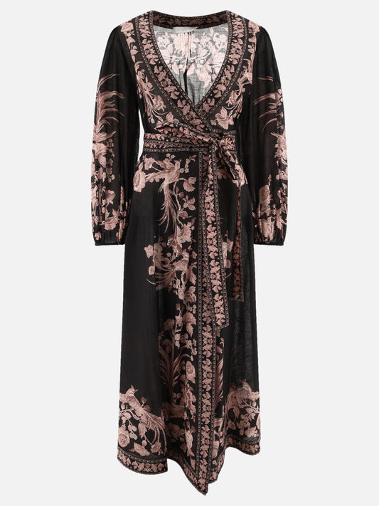 "Waverly Wrap" midi dress